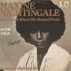 Maxine Nightingale - Right Back Where We Started From FLAC