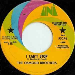 The Osmond Brothers - I Can't Stop FLAC