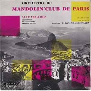 Orchestre Du Mandolin' Club De Paris - Si Tu Vas A Rio FLAC