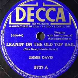 Jimmie Davis - Leanin' On The Old Top Rail / The Last Trip Of The Old Ship FLAC
