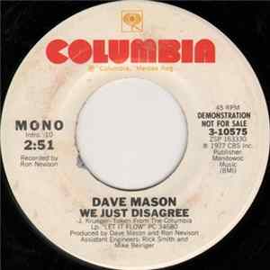 Dave Mason - We Just Disagree FLAC