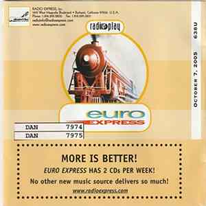 Various - Radioplay - Euro Express - 638U - October 7, 2005 FLAC