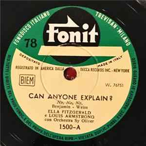 Louis Armstrong - Ella Fitzgerald - Can Anyone Explain? / Dream A Little Dream Of Me FLAC