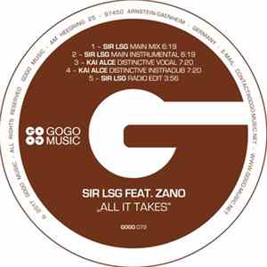 Sir LSG Feat. Zano - All It Takes FLAC