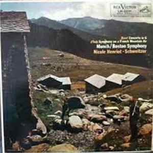 Ravel / d'Indy - Munch / Boston Symphony, Nicole Henriot-Schweitzer - Concerto In G / Symphony On A French Mountain Air FLAC