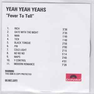Yeah Yeah Yeahs - Fever To Tell FLAC