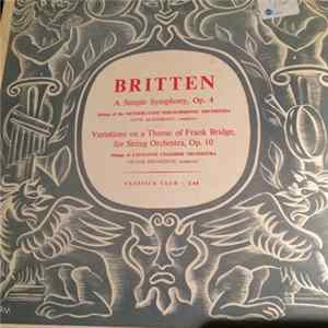 Benjamin Britten - A Simple Symphony, Op.4 / Variations on a Theme Of Frank Bridge, Op.10 FLAC