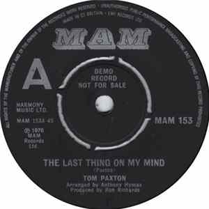 Tom Paxton - The Last Thing On My Mind FLAC
