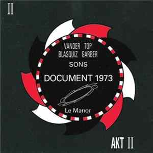 Vander / Top / Blasquiz / Garber - "Sons" Document 1973 - Le Manor FLAC