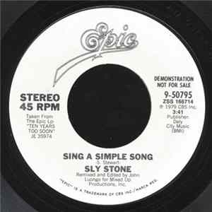 Sly Stone - Sing A Simple Song / Dance To The Music FLAC