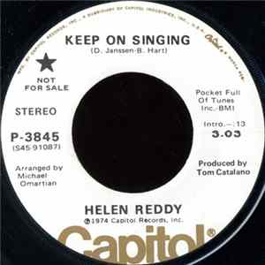 Helen Reddy - Keep On Singing FLAC