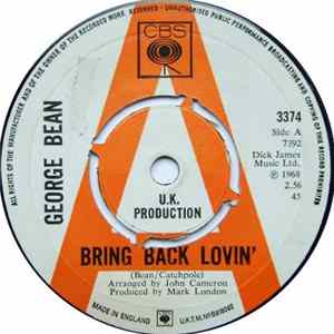 George Bean - Bring Back Lovin' FLAC