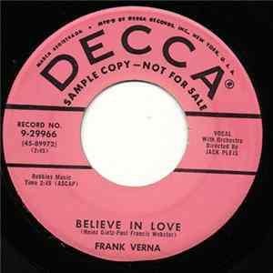 Frank Verna - Believe In Love FLAC