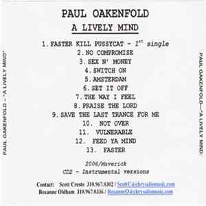 Paul Oakenfold - A Lively Mind FLAC