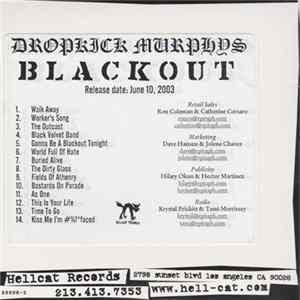 Dropkick Murphys - Blackout FLAC