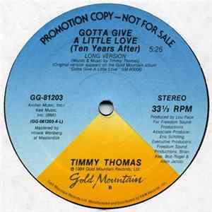 Timmy Thomas - Gotta Give A Little Love (Ten Years After) FLAC