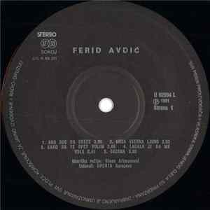 Ferid Avdić - Moja Vjerna Ljubo FLAC
