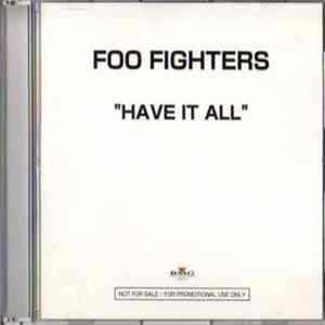 Foo Fighters - Have It All FLAC