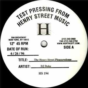 DJ Duke - The Henry Street Pleasuredome FLAC