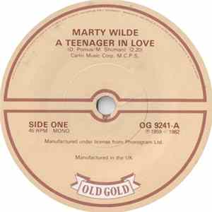 Marty Wilde - A Teenager In Love FLAC