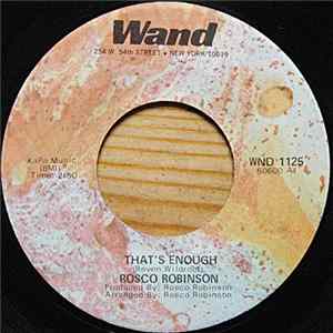 Rosco Robinson - That's Enough / One More Time FLAC