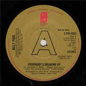 Billy Paul - Everybody's Breaking Up FLAC