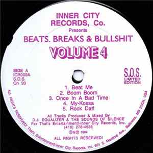 DJ Equalizer & The Sounds Of Silence - Beats, Breaks & Bullshit Volume 4 FLAC