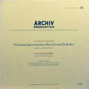 Herbert Just - 15 Fantasies For 3, 4, 5, 6, 7 Viole Da Gamba FLAC