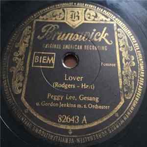 Peggy Lee u. Gordon Jenkins m. s. Orchester - Lover / You Go To My Head FLAC