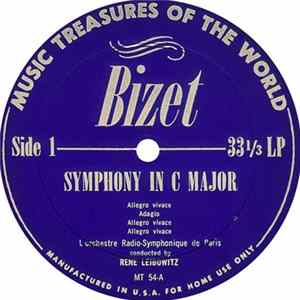 Bizet / Schubert, L'orchestre Radio Symphonique De Paris, Rene Leibowitz - Symphony In C Major / Symphony No. 1 In D Major FLAC