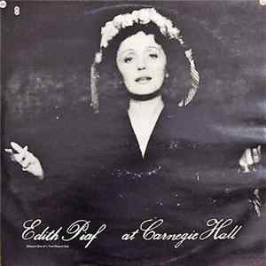 Edith Piaf - Edith Piaf At Carnegie Hall FLAC