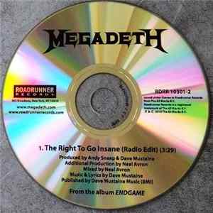 Megadeth - The Right To Go Insane FLAC