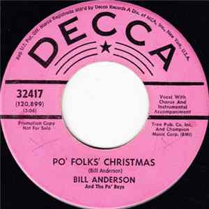 Bill Anderson And The Po' Boys - Po' Folks' Christmas FLAC