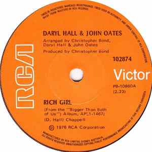 Daryl Hall John Oates - Rich Girl FLAC