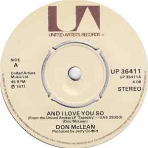 Don McLean - And I Love You So FLAC