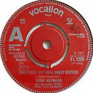 Leon Haywood - Ever Since You Were Sweet Sixteen FLAC