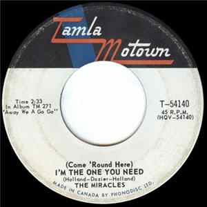 The Miracles - Come 'Round Here - I'm The One You Need FLAC