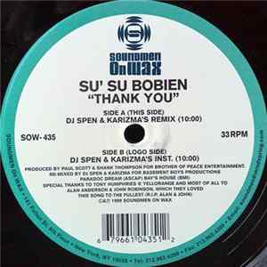 Su' Su Bobien - Thank You (DJ Spen & Karizma Remixes) FLAC