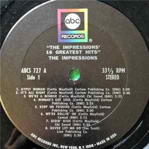 The Impressions - 16 Greatest Hits FLAC