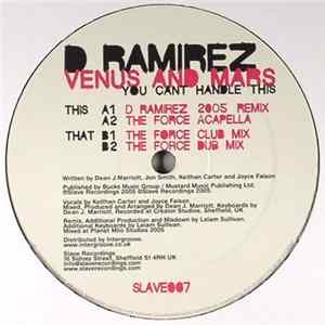 D. Ramirez - Venus & Mars (You Can't Handle This) FLAC