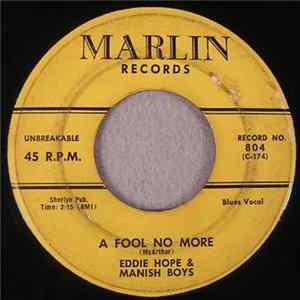 Eddie Hope & Manish Boys - A Fool No More / Lost Child FLAC