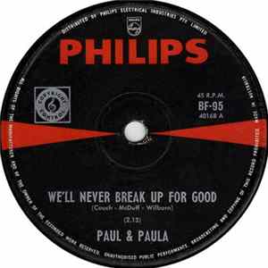 Paul & Paula - We'll Never Break Up For Good FLAC