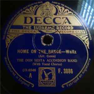 The Don Sesta Accordion Band - Home On The Range / Goodnight Waltz FLAC