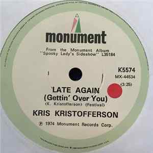 Kris Kristofferson - I May Smoke Too Much FLAC