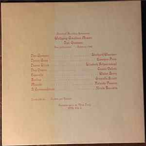 Mozart, Eberhard Wächter, Leontyne Price, Elisabeth Schwarzkopf, Cesare Valletti, Walter Berry, Graziella Sciutti, Rolando Panerai, Nicola Zaccaria, Herbert von Karajan - Don Giovanni - Live Performance - Salzburg 1960 FLAC