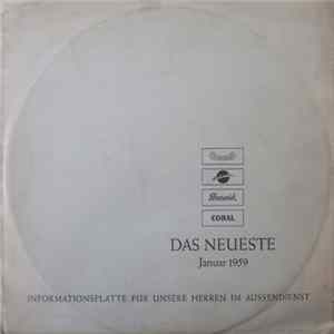 Various - Das Neueste Januar 1959 - Informationsplatte Für Unsere Herren Im Aussendienst FLAC