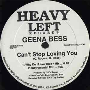 Geena Bess - Can't Stop Loving You FLAC