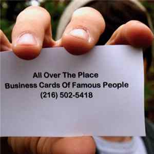 All Over The Place - Business Cards Of Famous People FLAC