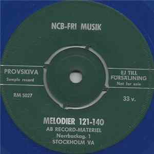 Unknown Artist - Melodier 121-140 / Melodier 141-153 FLAC