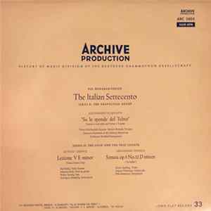 Alessandro Scarlatti , Attilio Ariosti , Arcangelo Corelli - Su Le Sponde De Tebro / Lizione V E Minor / Sonata Op. 5 No. 12 D Minor FLAC